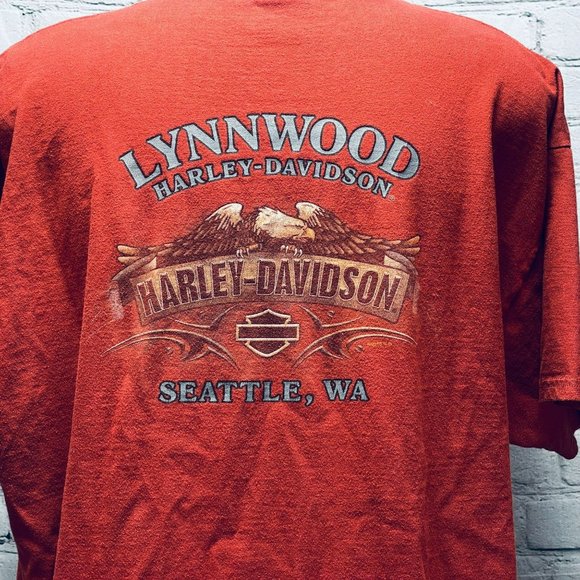 Harley Davidson 2XL Rust Brown T-Shirt The Strong Survive Lynnwood / Seattle WA - Picture 6 of 8